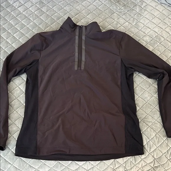 lululemon athletica Men's Black Quarter-Zip Jacket - Picture 1 of 2